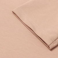 Костюм для девочки (футболка, шорты) MINAKU цвет бежевый/ пыльно-сиреневый, рост 128 см