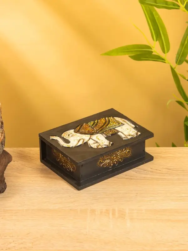 Шкатулка &laquo;Слон&raquo;, 15&times;11&times;5 см, МДФ