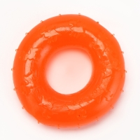 Игрушка жевательная "Кольцо" прозрачная, PP, 6,7 х 2 см, оранжевая Игрушка жевательная "Кольцо" прозрачная, PP, 6,7 х 2 см, оранжевая