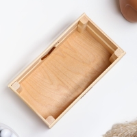 Кашпо деревянное 24.5×13.5×9 см "Двушка Лайт" реечное, сердце, натуральный Дарим Красиво Кашпо деревянное 24.5×13.5×9 см "Двушка Лайт" реечное, сердце, натуральный Дарим Красиво