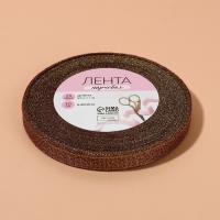 Лента парчовая, 10 мм, 23 &plusmn; 1 м, цвет сливовый №012