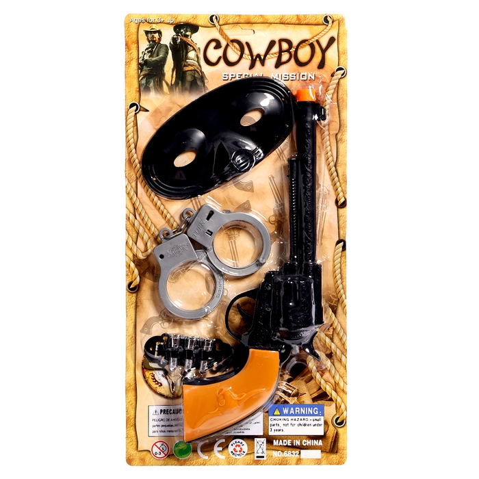 Набор ковбоя «Дикий запад», 4 предмета Набор ковбоя «Дикий запад», 4 предмета