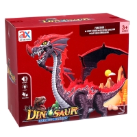 Динозавр «Дракон», световые и звуковые эффекты, работает от батареек Динозавр «Дракон», световые и звуковые эффекты, работает от батареек