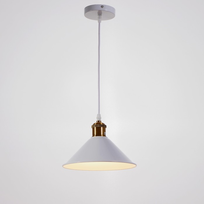 Светильник BayerLux 1244/1WT E27 40Вт белый 22х22х8,5-108 см