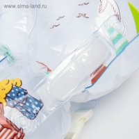 Круг для плавания на шею Robby, &laquo;Пираты&raquo;, надувной, с ручками, цвет белый