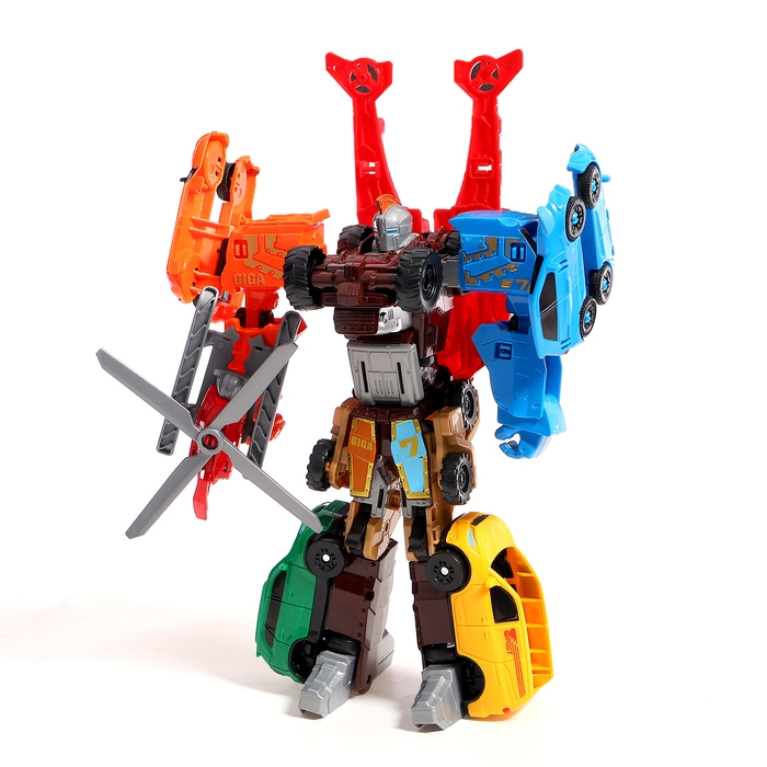 Робот &laquo;Автобот&raquo;, собирается из 7 машин