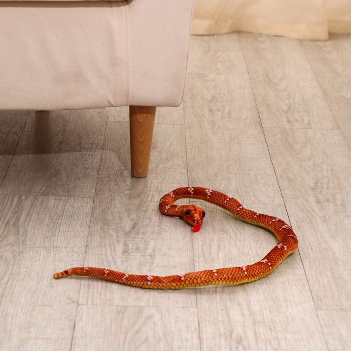 Мягкая игрушка &laquo;Змея&raquo;, 80 см, цвет коричневый