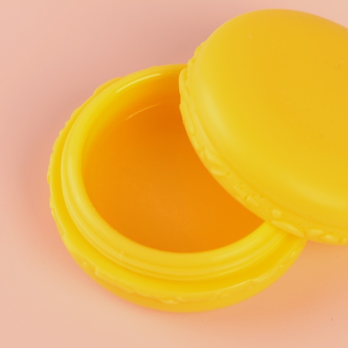 Блеск макарун в коробочке «Весёлый пёсик», 10 г, аромат персика Блеск макарун в коробочке «Весёлый пёсик», 10 г, аромат персика