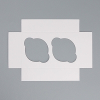 Коробка для капкейков, кондитерская упаковка двухсторонняя, 2 ячейки, &laquo;Для тебя&raquo;, 16 х 10 х 10 см