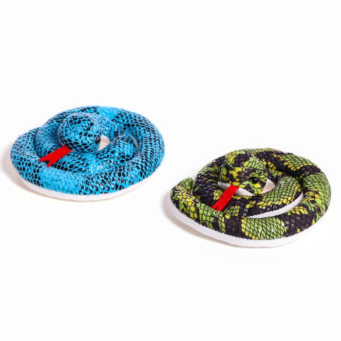 Новый год. Мягкая игрушка в шоубоксе &laquo;Змея&raquo;