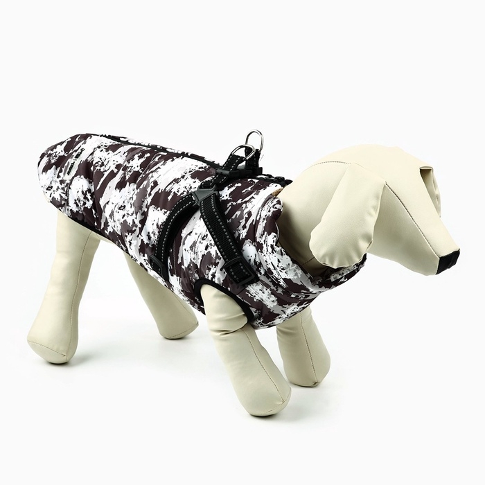Одежда для собак. Куртка зимняя «Тёплая зима», камуфляж, размер XL Одежда для собак. Куртка зимняя «Тёплая зима», камуфляж, размер XL