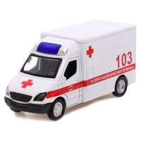 Машина &laquo;Спецслужбы&raquo;, металлическая, световые и звуковые эффекты, открываются двери, инерция, цвет МИКС