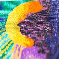 Алмазная мозаика с полным заполнением на холсте &laquo;Горы&raquo;, 20 х 30 см