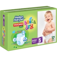 Детские трусики-подгузники Helen Harper Soft&Dry Junior (12-18 кг), 17 шт.