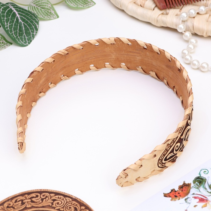 Ободок «Орнамент», береста Ободок «Орнамент», береста