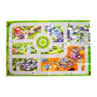 Набор игровой &laquo;Строительная техника&raquo;, машинки 12 штук, дорожные знаки, игровое поле