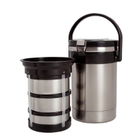 Термос для еды "Амет. Экспресс" 1с2391, 1.8 л, (3 контейнера &times; 0.6 л), 74 &deg;С, 6 ч