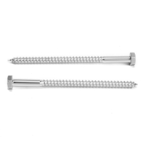 Шуруп-болт ТУНДРА, сантехнический, оцинкованный, DIN 571, М6х100 мм, 4,8 - 5 кг Шуруп-болт ТУНДРА, сантехнический, оцинкованный, DIN 571, М6х100 мм, 4,8 - 5 кг