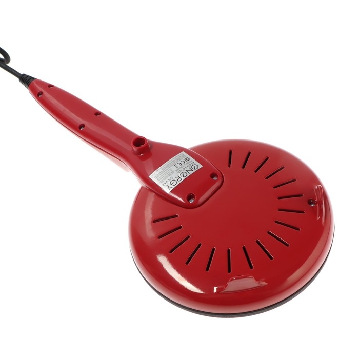 Блинница электрическая ENERGY EN-262, погружная, 650 Вт, d=20 см, ёмкость для теста, красная