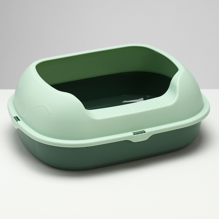 Туалет с бортом 46 х 38 х 18 см, зелёный Туалет с бортом 46 х 38 х 18 см, зелёный