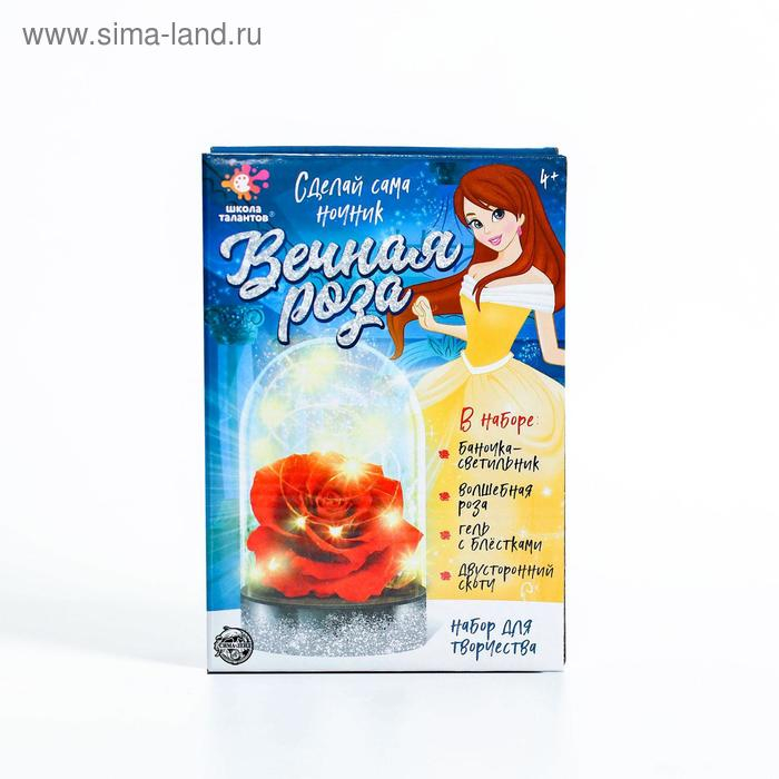 Набор для творчества &laquo;Ночник своими руками. Вечная роза&raquo;