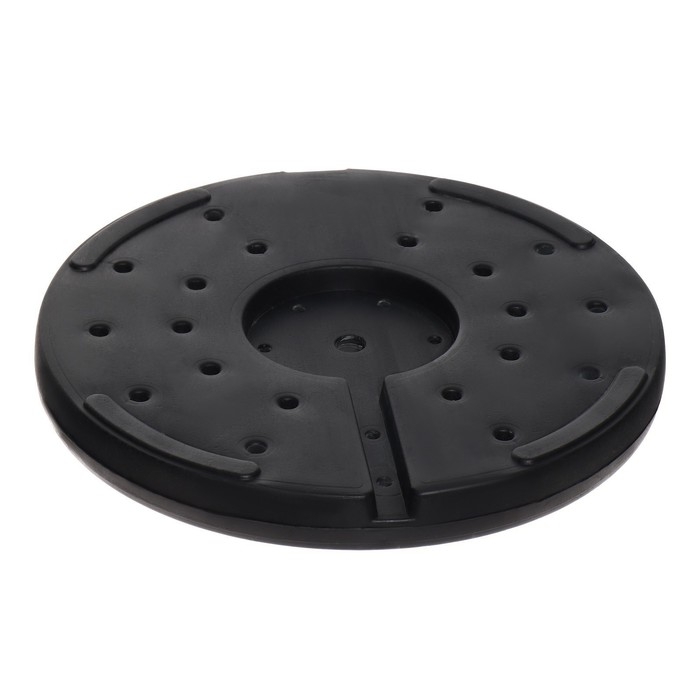 Стойка ограждения серебряная, с вытяжной лентой-180 см красная, белый, высота-90см, d- 6см, напольный d-32см