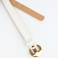 Ремень женский, ширина 2,5 см, пряжка металл, цвет белый Ремень женский, ширина 2,5 см, пряжка металл, цвет белый