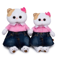 Мягкая игрушка &laquo;Ли-Ли в джинсовой юбке и футболке поло&raquo;, 27 см