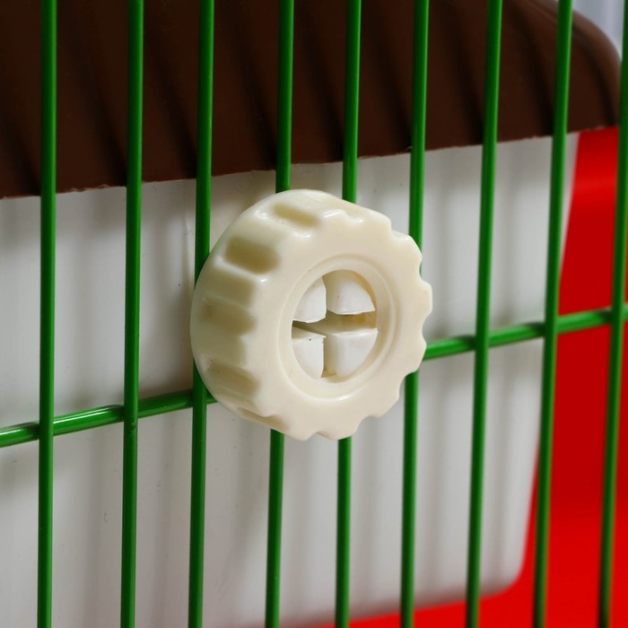 Домик для грызунов угловой, 11,4 х 10,7 х 10,7 см, коричневый Домик для грызунов угловой, 11,4 х 10,7 х 10,7 см, коричневый