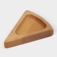 Подарочный набор деревянной посуды Adelica &laquo;Сырная мозайка&raquo;, доска разделочная 35&times;22 см, менажницы 4 шт, 12,5&times;9 см, берёза