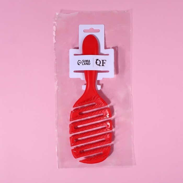 Расчёска массажная, вентилируемая, 8 × 23,5 см, цвет МИКС Расчёска массажная, вентилируемая, 8 × 23,5 см, цвет МИКС