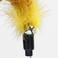 Дразнилка на прозрачной присоске "Перышки", 32 см, микс цветов Дразнилка на прозрачной присоске "Перышки", 32 см, микс цветов