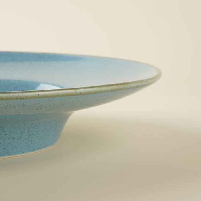 Набор тарелок для пасты SL Home &laquo;Аззура&raquo;, 160 мл, d=21,5 см, цвет бирюзовый