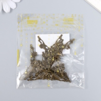 Уголок металл "Узорный" (набор 10 шт.) 4х4 см Уголок металл "Узорный" (набор 10 шт.) 4х4 см