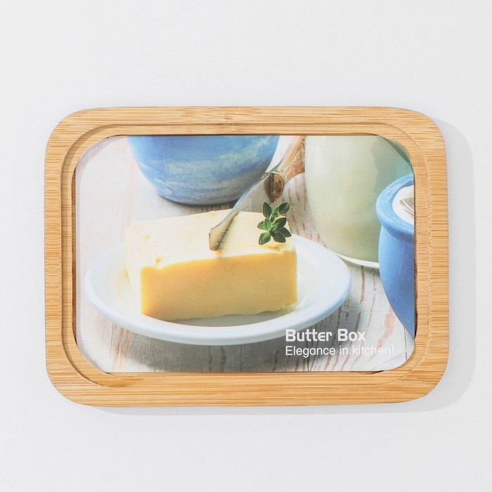 Маслёнка Heaven, 14&times;10&times;5 см, цвет МИКС