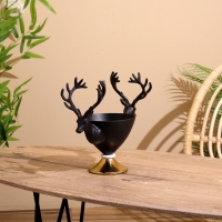 Ваза "Олени" алюминий 30х14,5х24 см Ваза "Олени" алюминий 30х14,5х24 см