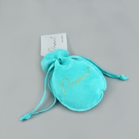 Мешок замшевый «Подарок», тиффани, тиснение, 9 × 12 см Мешок замшевый «Подарок», тиффани, тиснение, 9 × 12 см