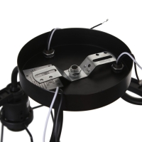 Люстра "Компакт" 3x40Вт E27 черный 45х45х42 см.