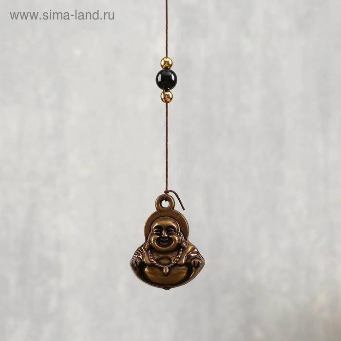 Музыка ветра металл "Хотей" 3 колокольчика 42 см