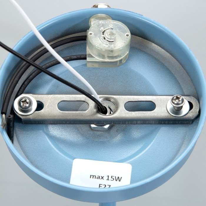 Бра Бра "Онлайн" (цил.) 1х15Вт Е27 МОДЕЛЬ:BR 02077 голубой 10,5х15х27см