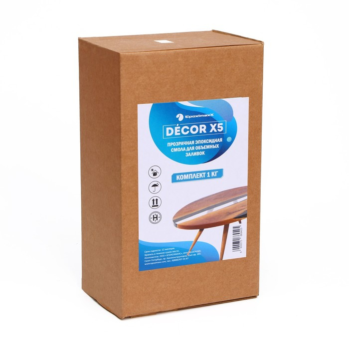 Прозрачная эпоксидная смола &laquo;EpoximaxX DECOR X5&raquo;, 1 кг