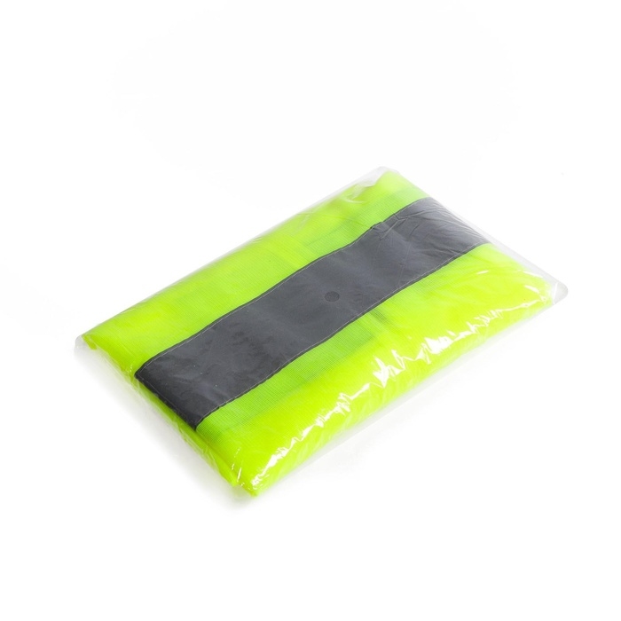Жилет сигнальный, светоотражающий, салатовый, 2 класс, размер 66&times;56 см, 60г/м2
