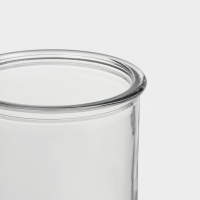 Банка для сыпучих Доляна &laquo;Стелла&raquo;, 700 мл, 10&times;18 см, стекло, прозрачная