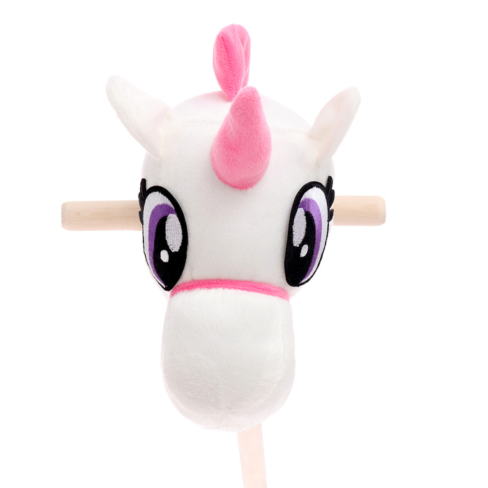 Мягкая игрушка «Единорог-скакун», на палке, МИКС Мягкая игрушка «Единорог-скакун», на палке, МИКС
