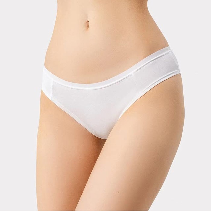 Набор женских трусов слипы (3шт), цвет белый, р-р 48 (L) Набор женских трусов слипы (3шт), цвет белый, р-р 48 (L)