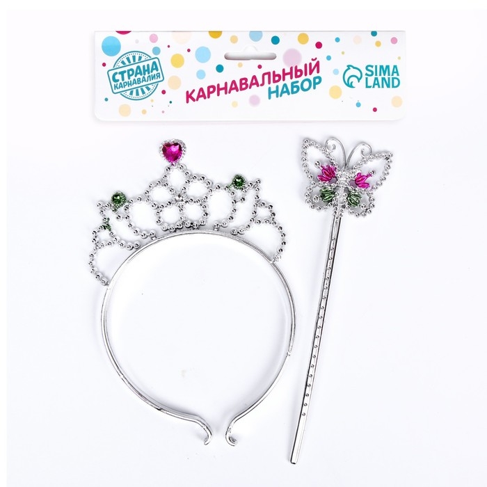 Карнавальный набор &laquo;Сказка&raquo;, 2 предмета: жезл, ободок