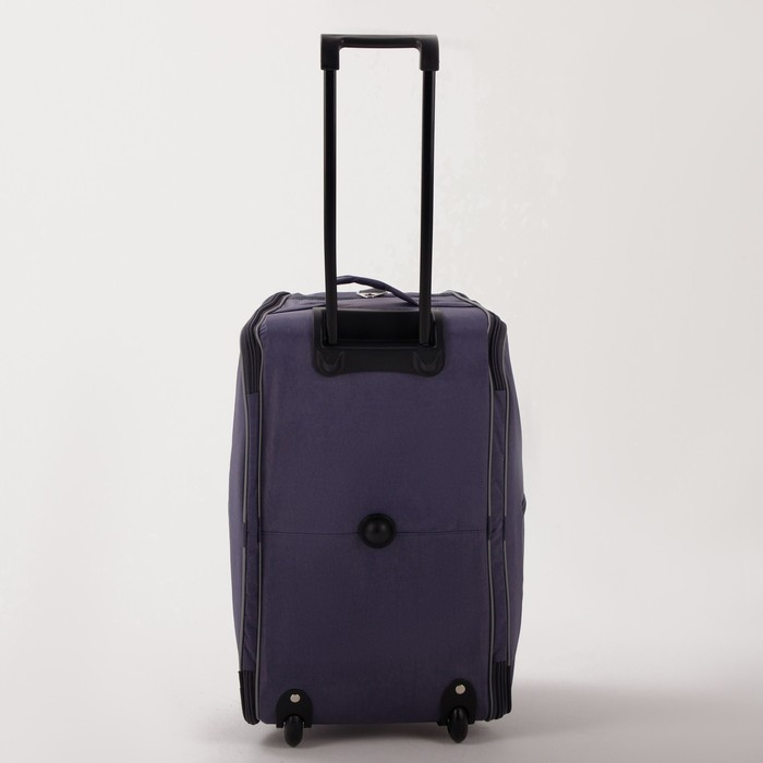 Сумка дорожная на колёсах, 2 отдела на молниях, 2 наружных кармана, длинный ремень, цвет серый Сумка дорожная на колёсах, 2 отдела на молниях, 2 наружных кармана, длинный ремень, цвет серый