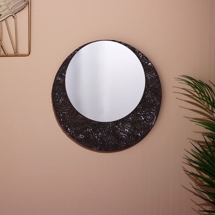 Зеркало 30 см, дерево Зеркало 30 см, дерево