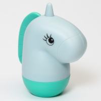 Набор маникюрный детский &laquo;Единорог&raquo;: ножницы, щипчики, пилочка, пинцет, цвет бирюзовый