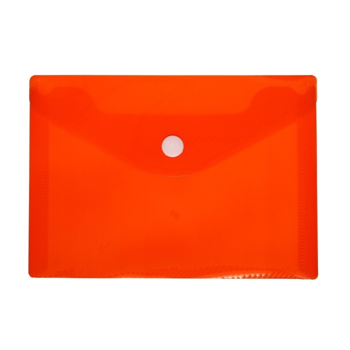 Набор из 5 штук, папка-конверт на кнопке, А6, 180 мкм, рифлёная, флуоресцентная, 5 цветов